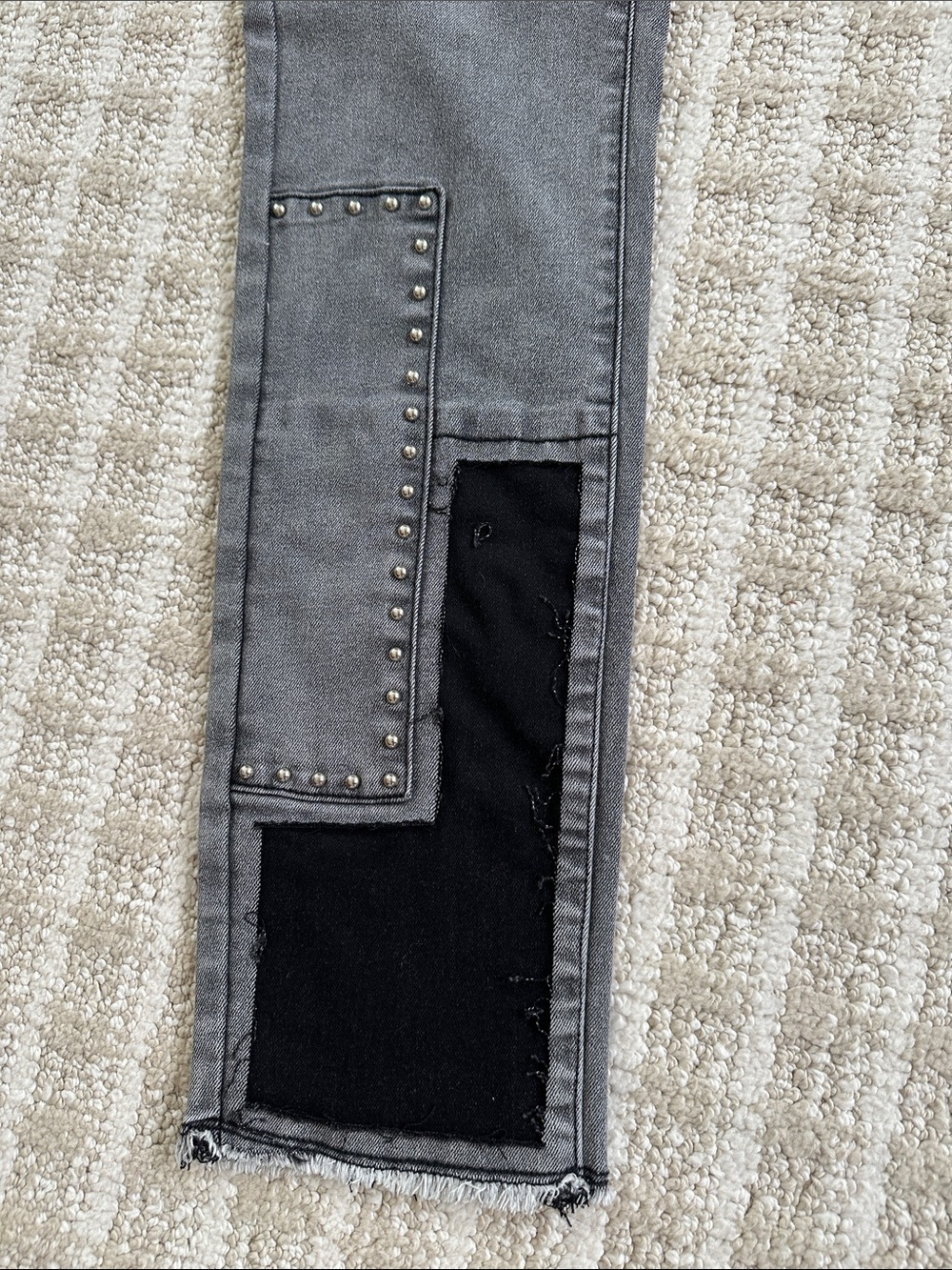 Joseph Ribkoff Patchwork Embellished Jeans - Picture 3 of 6